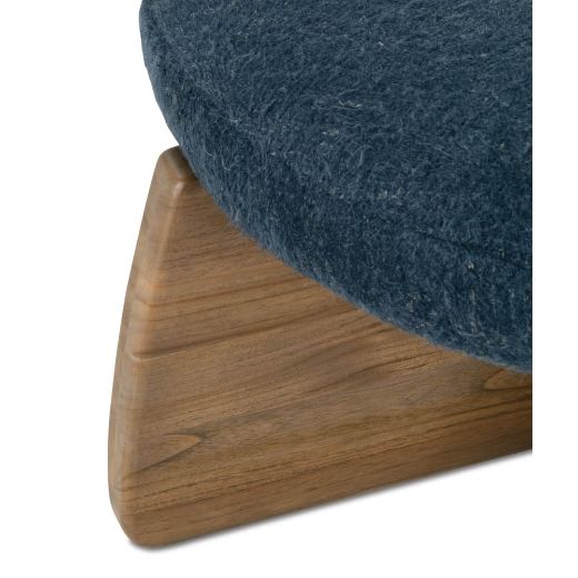 Picture of Brushed Blend Nova Round Ottoman